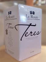 Vente en ligne et à Draguignan au meilleur prix de vin en BIB (Bag In Box), Cubi  Teres rosé 5 litres IGP Château du Rouet.